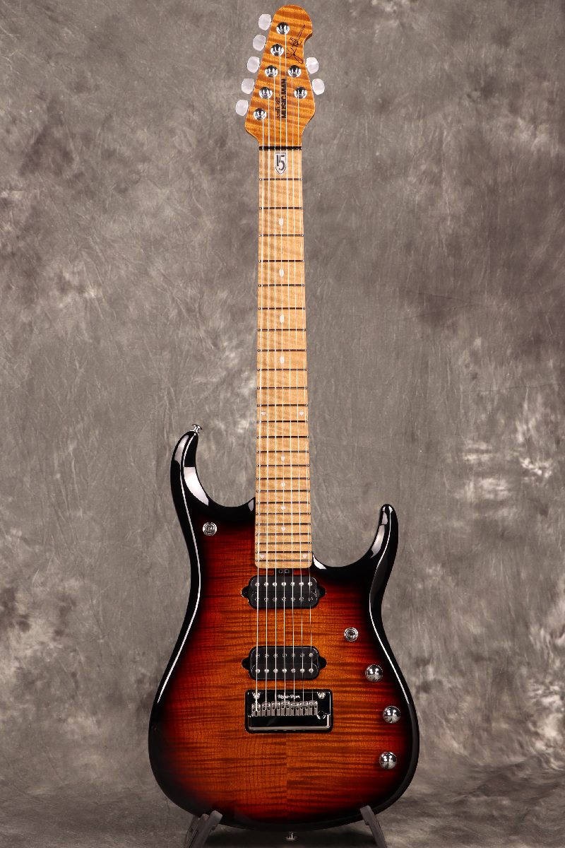 John Petrucci Signature JP15-7 M Tiger Eye 7-Strings Roasted Maple Top 今や日本国内への入荷数も極僅かとなったMusic Man JP15シリーズ！ ファン必見！ジョンペト7弦モデル！